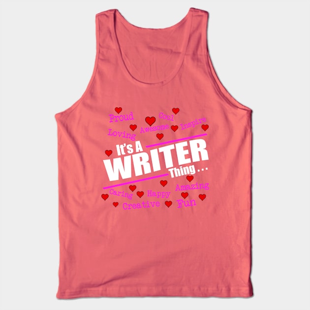 Writer Tank Top by IconRose